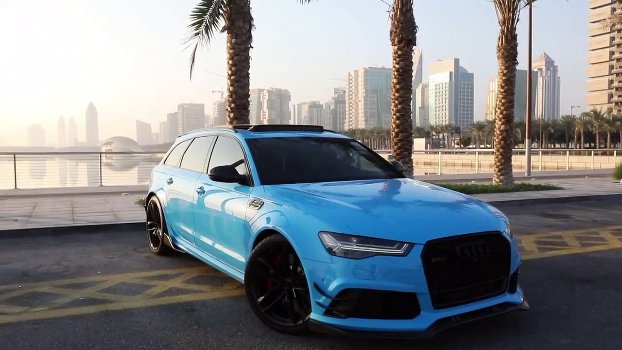 MY AUDI RS6 AVANT C7.5 - RIVIERA BLUE, BLACK OPTICS - Surely unique spec