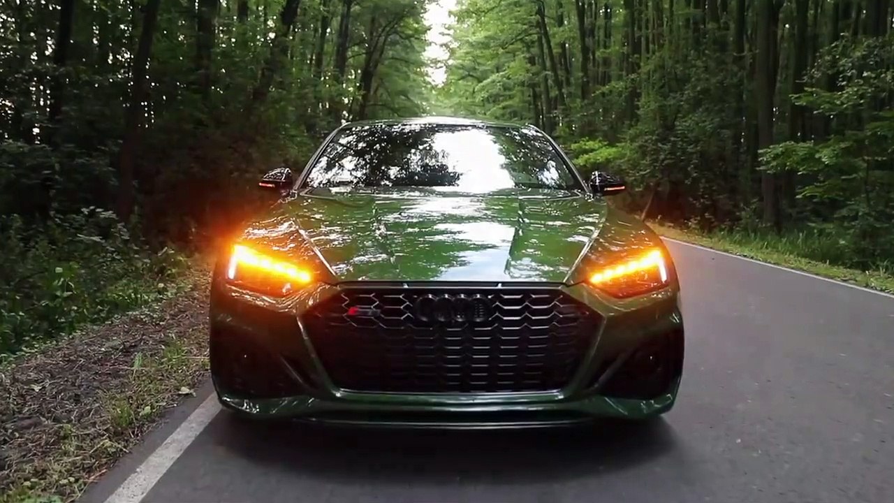 AUDI RS5 SPORTBACK - GORGEOUS SPEC ON THE FACELIFTED ATHLETE - Sonoma green + carbon fiber