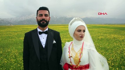 Evlenenler buraya koşuyor: Fotoğraf platosu oldu