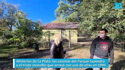 Misterios de La Plata las casonas del Parque Saavedra y el triste incendio que arrasó con una de ellas en 1994.