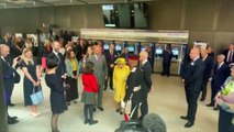 La reine Elizabeth II ouvre la ligne Elizabeth à la gare de Paddington