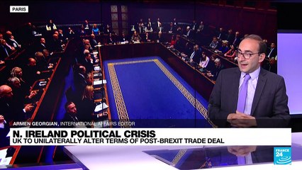 UK to unilaterally alter terms of post-Brexit trade deal for Northern Ireland