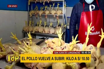 Golpe al bolsillo: sube el pollo a S/ 10,50 pese a exoneración de IGV a alimentos