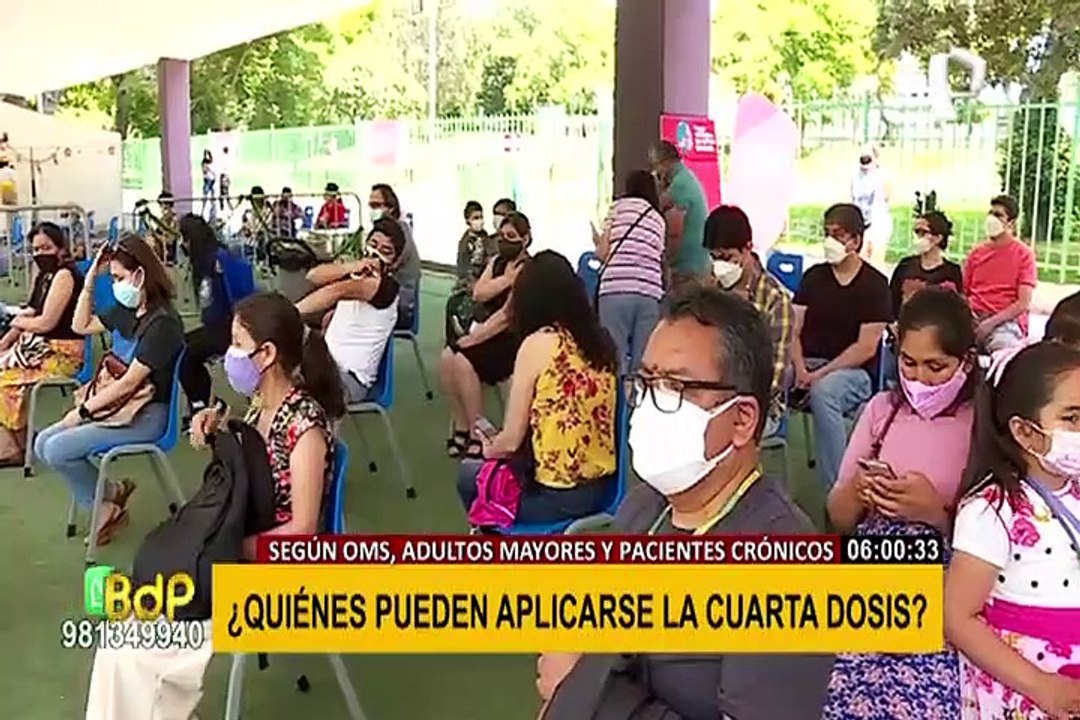 Óscar Ugarte: "si no aplican la cuarta dosis, se van a vencer las vacunas adquiridas"