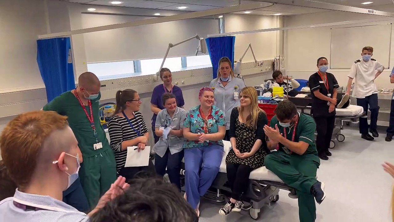 Spinnaker Tower in Portsmouth collapses after being struck by a ferry - during live-action simulation