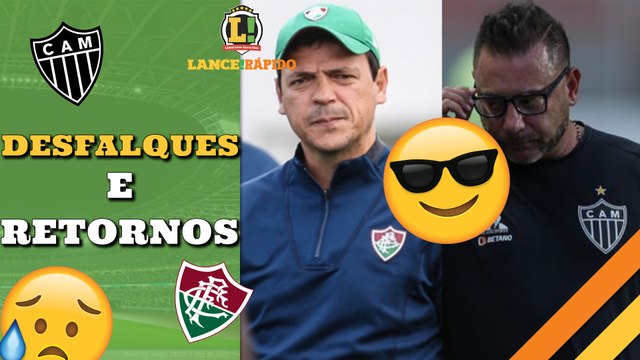 LANCE! Rápido: Desfalques no Galo para a Libertadores, possíveis retornos no Flu para a Sula e mais!