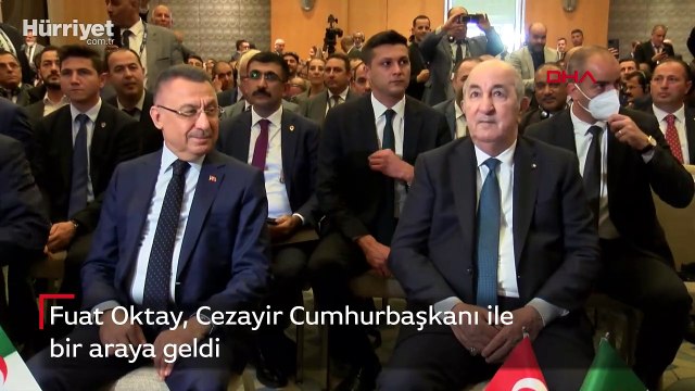 Cumhurbaşkanı Yardımcısı Fuat Oktay, Türkiye-Cezayir İş ve Yatırım Forumu'nda açıklama yaptı