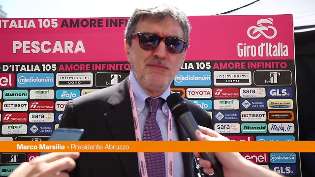 Giro d'Italia, Marsilio L'Abruzzo mostra le sue bellezze al mondo