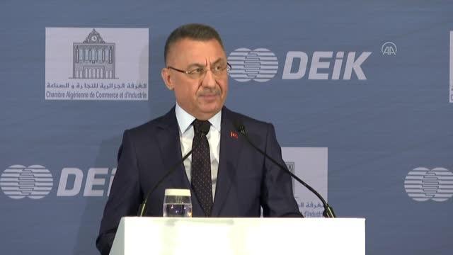 Cumhurbaşkanı Yardımcısı Oktay: Cezayir'i bölgedeki en önemli ticaret ve üretim ortaklarımızdan biri olarak görüyoruz