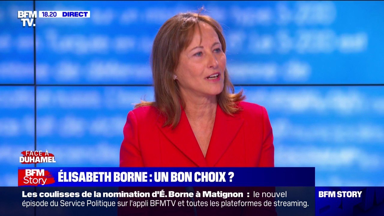 Ségolène Royal: "Élisabeth Borne s'intéresse beaucoup au pouvoir"