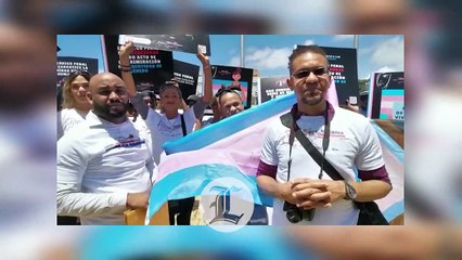 Trasgéneros reclaman frente al Congreso un Código Penal más inclusivo