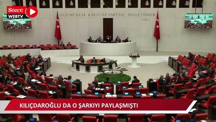 Mecliste şarkı ve türkülü protesto