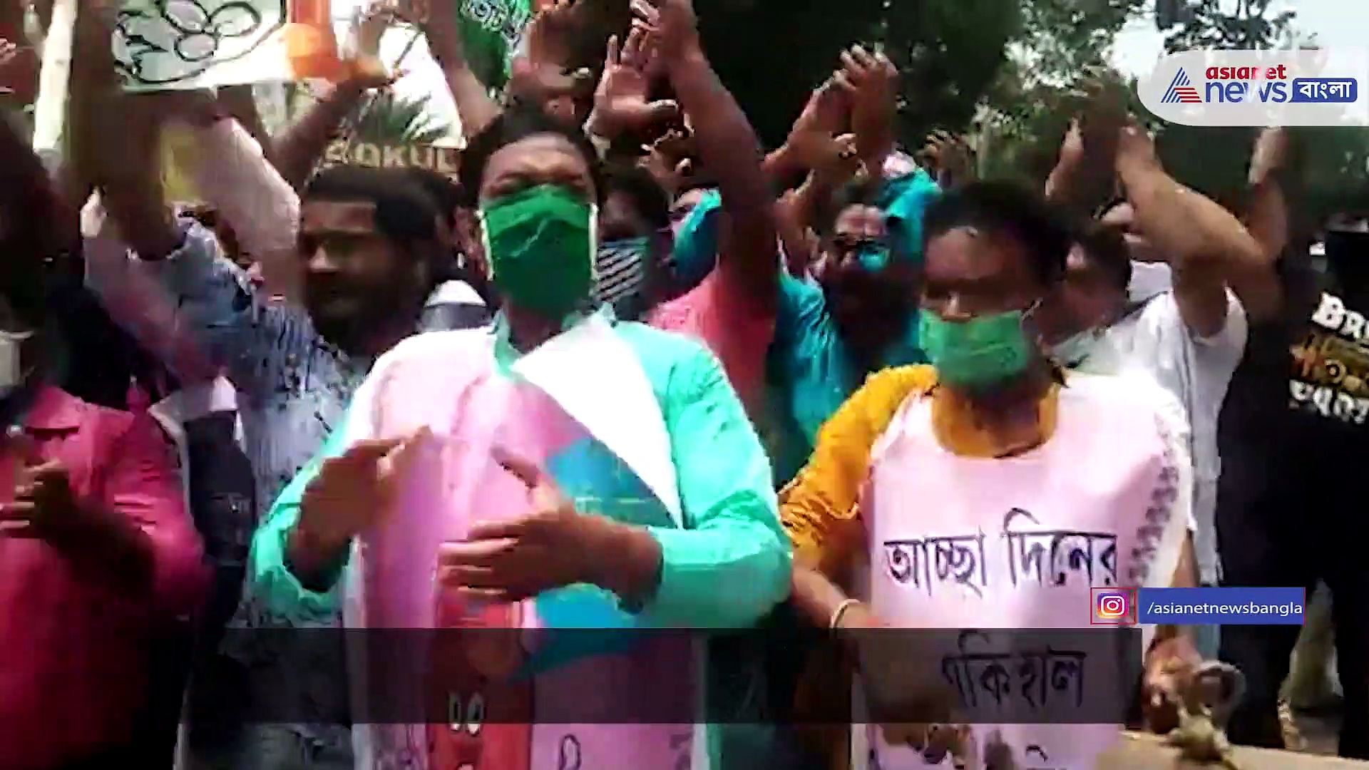 অগ্নিমূল্য পেট্রোল ডিজেল, গরুর গাড়িতে চলল প্রতিবাদ