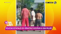 Policías estatales golpean a un mujer y un niño en fraccionamiento de Veracruz