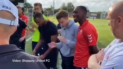 Kent's footballers praise Blackpool player after coming out