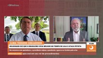 Bolsonaro diz que o brasileiro vivia melhor no tempo de Lula e ataca petista. Em conversa com apoiadores, o presidente culpou a pandemia e guerra na Ucrânia pela crise
