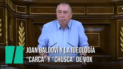 Joan Baldoví y la ideología "carca" de Vox