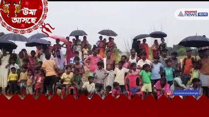 Chauu artists are tensed before puja