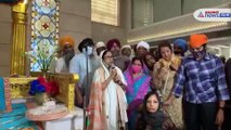 Mamata Banerjee at Gurudwara in Bhawanipur