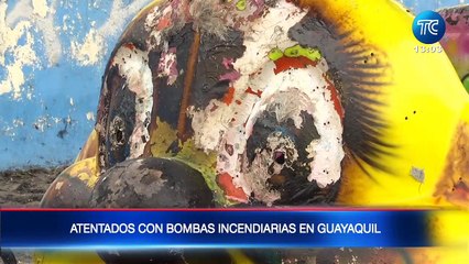 Guayaquil: Utilizan bombas incendiarias contra "gusanito"