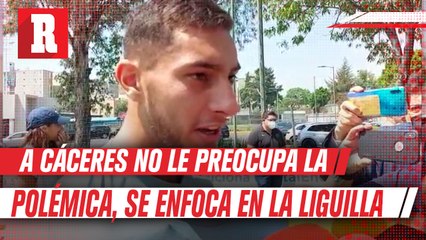Sebastián Cáceres: 'Estamos pensando en Pachuca y no en si hubo polémica arbitral'