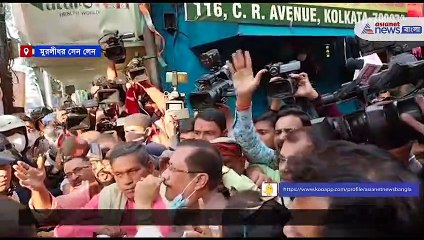 Muralidhar Sen Lane become battlefield surrounding the BJP procession