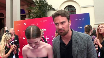 “Less drinking, more nappies!” say Theo James & Rose Leslie