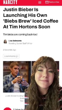 Justin Bieber Is Launching His Own 'Biebs Brew' Iced Coffee At Tim Hortons