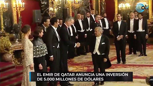 El emir de Qatar anuncia una inversión de 5.000 millones de dólares