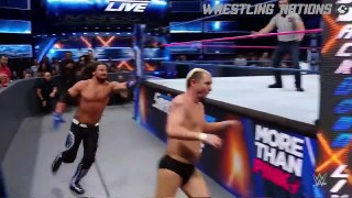 AJ Styles vs James Elseworth as Dean Ambrose Referee