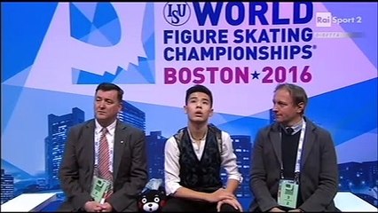 WC16 - Commentators mention Hanyu (RAI ITA)