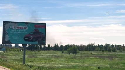 ZAPORİJYA - Ukrayna'da tahıl deposuna saldırı