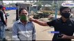 Funny viral video of a man has seen wearing bana leaf made mask