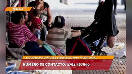 Operativos para asistir a personas en situación de calle