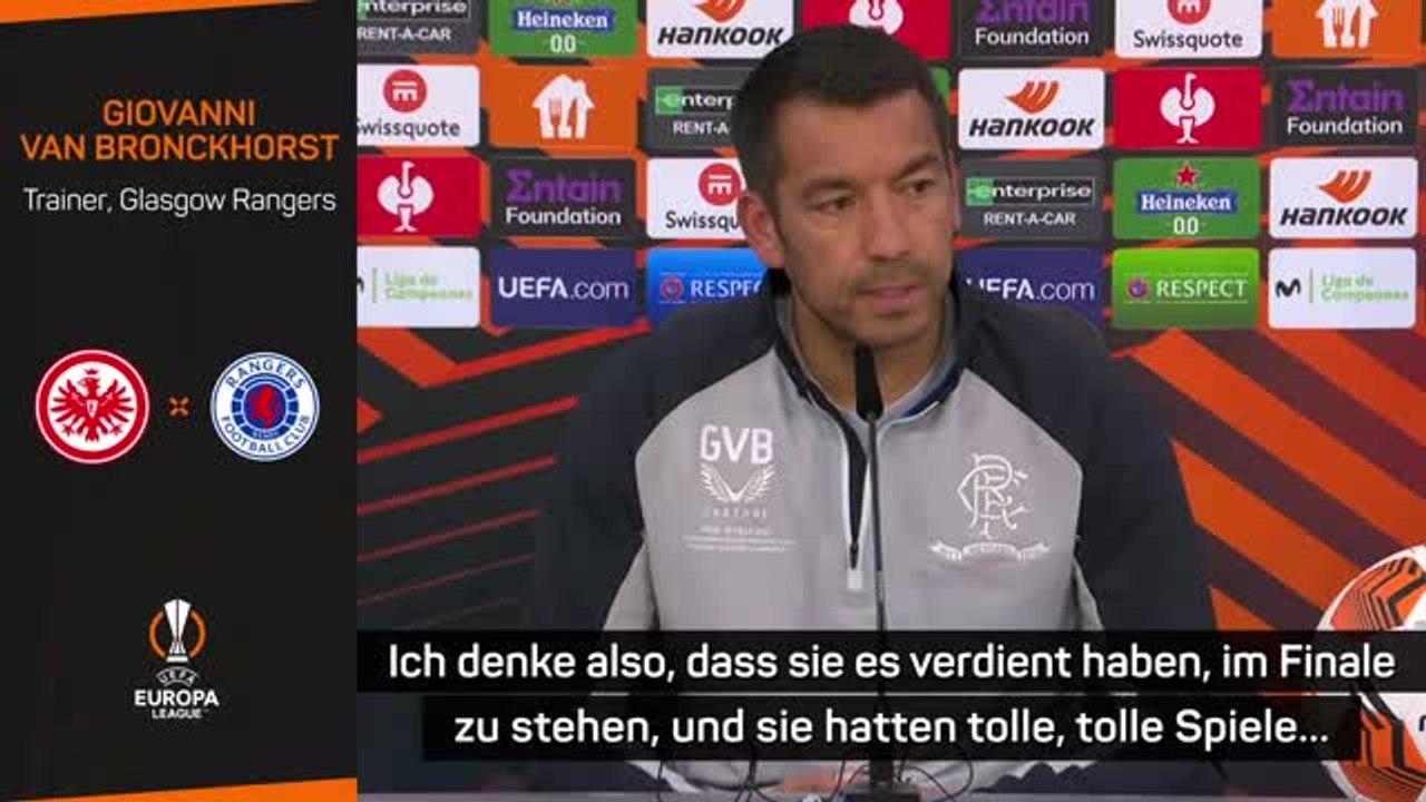 Van Bronckhorst: 'Es wird ein spannendes Finale'