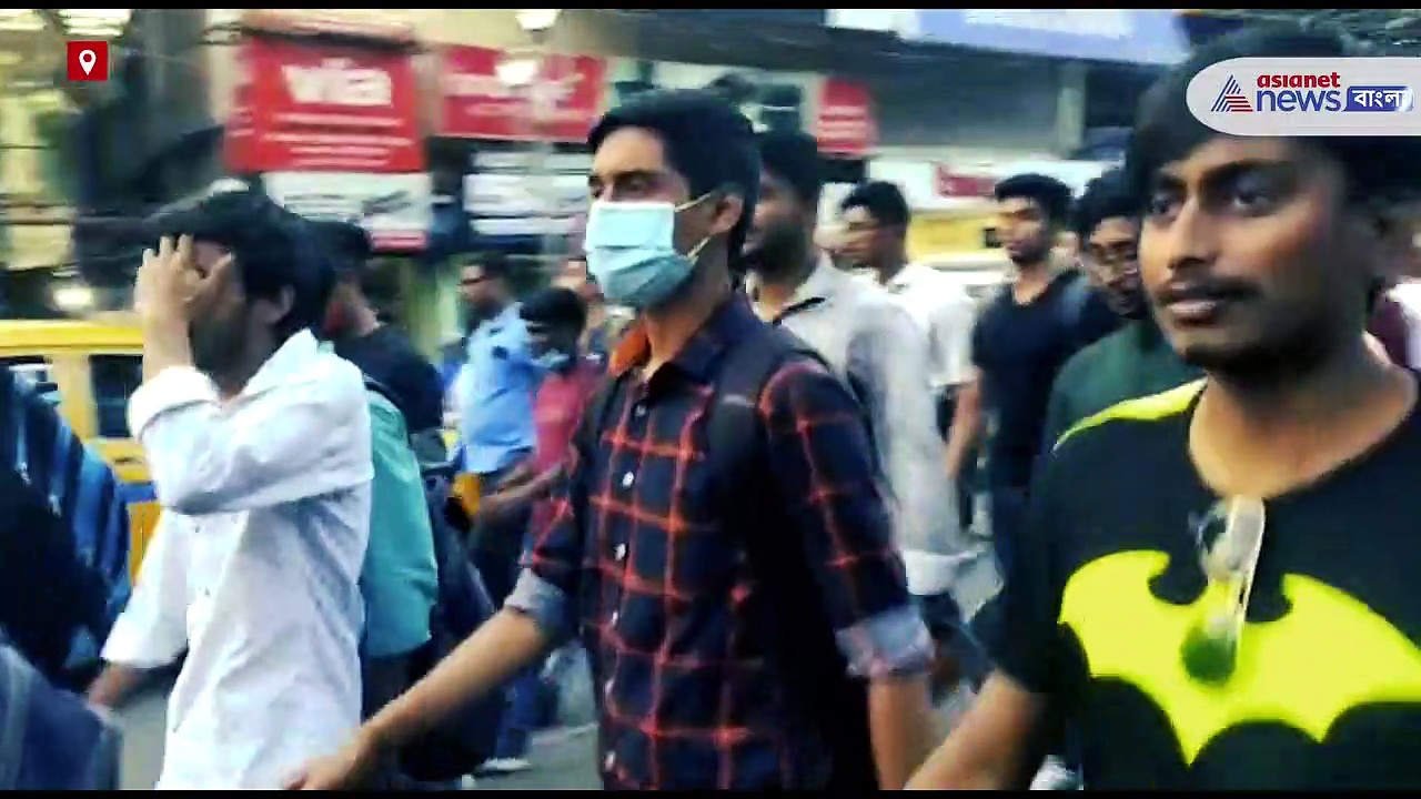 আনিস খান-এর খুনিদের শাস্তির দাবিতে এসএফআই-এর মিছিল