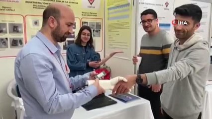 Vanlı öğrenci EMG sinyalleri ile uzaktan çalışan protez el yaptı