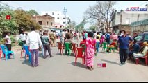 protest of student death in a road accident