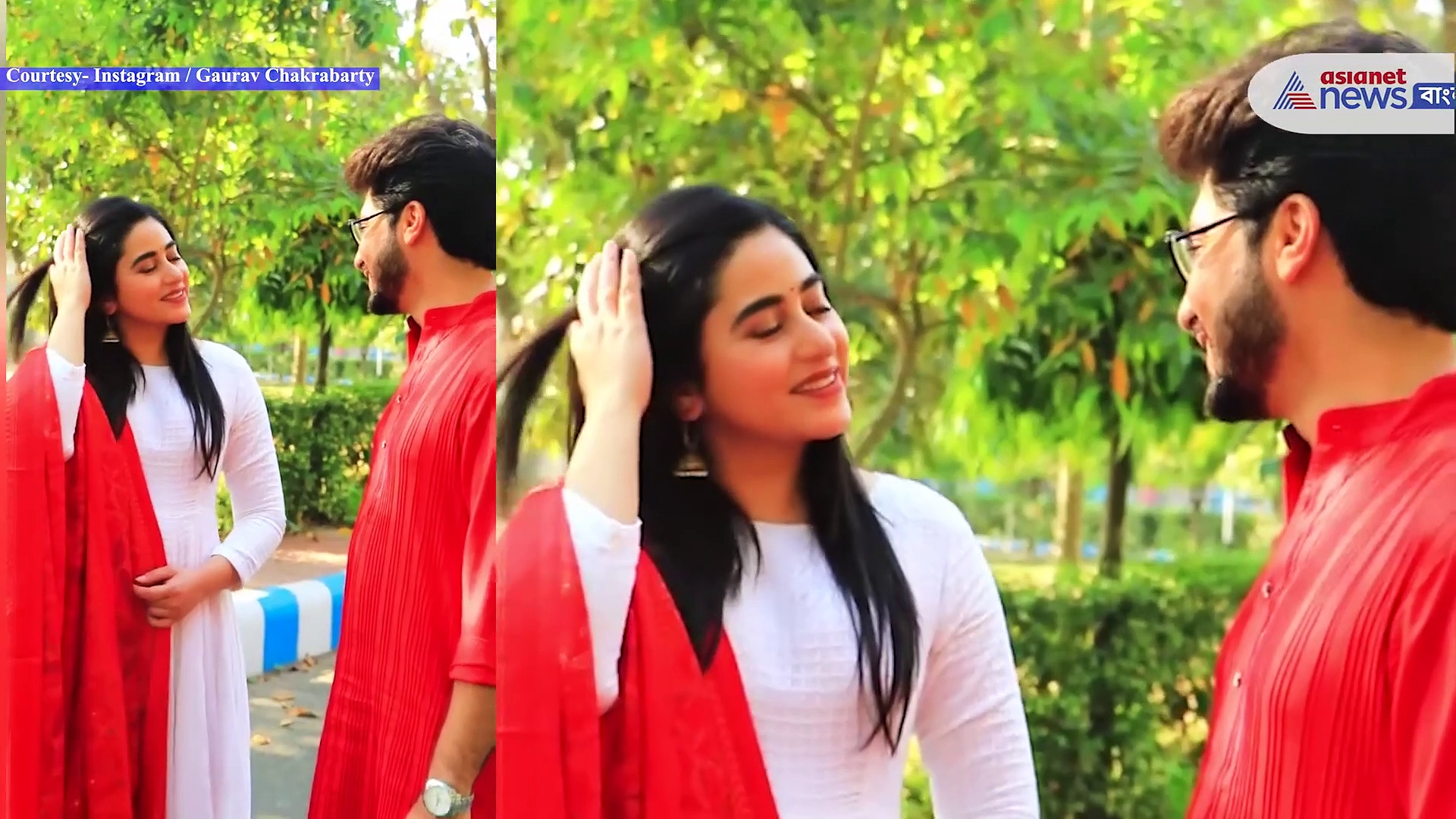 বছরের প্রথম দিনটা হাতে হাত রেখেই কাটালেন গৌরব-রিদ্ধিমা