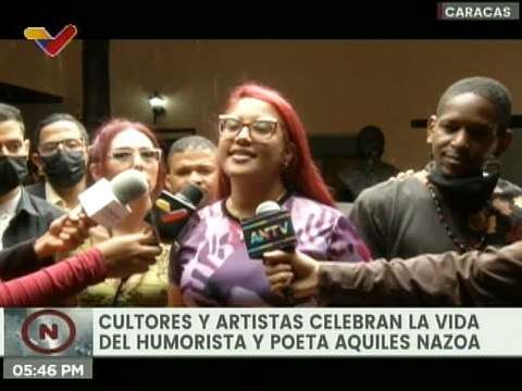 Cultores y artistas venezolanos celebran la vida del humorista, escritor y poeta Aquiles Nazoa