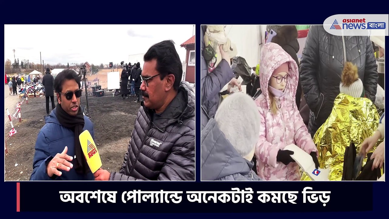 Interaction with Poland NRI Immanuel from Ukraine Poland border