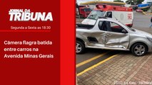 Câmera flagra batida entre carros na Avenida Minas Gerais