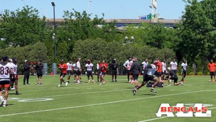 Highlights of Joe Burrow, Ja'Marr Chase and Others at Bengals Practice