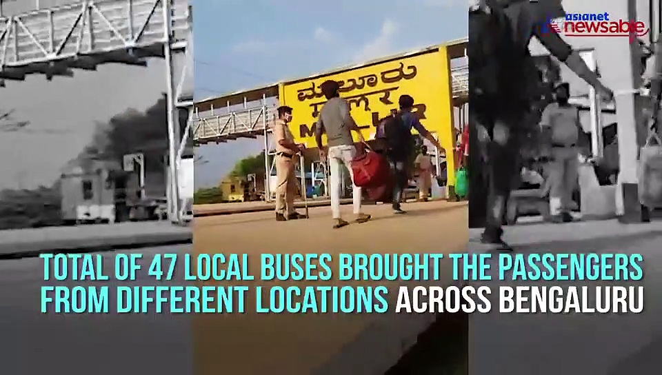 Volunteers distribute food to labourers in Shramik Special trains in Bengaluru
