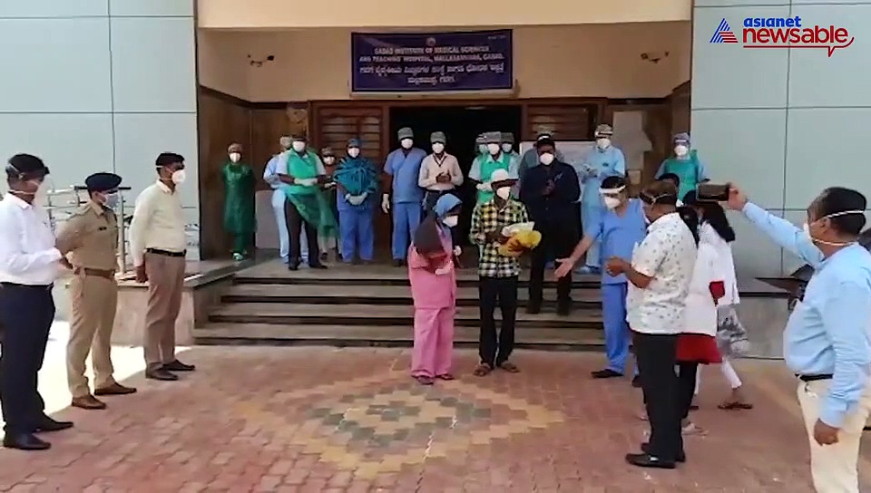 Relief for Gadag district as COVID-19 patient 304 walks home after recovery