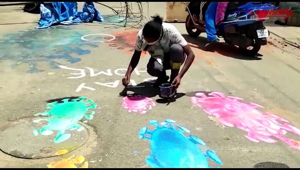 Artist who took Bengaluru's pothole to moon now gives coronavirus message in 3D