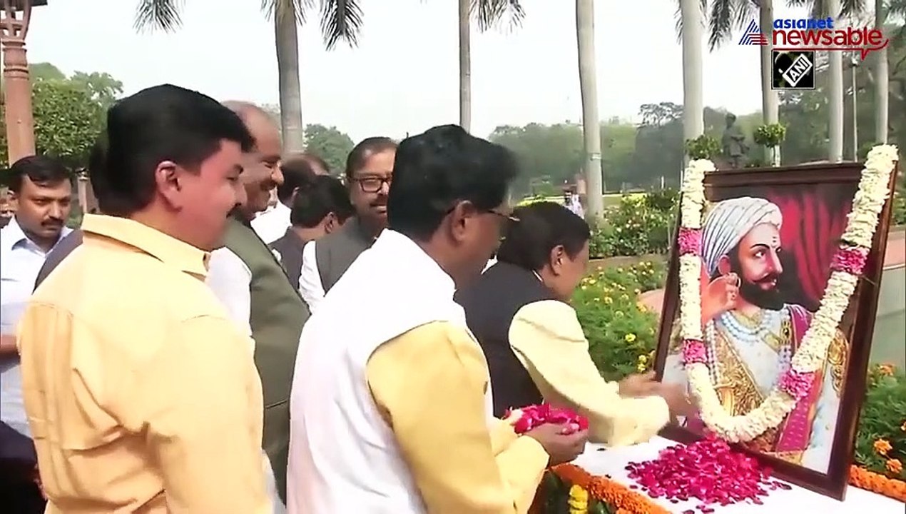 Leaders pay tribute to Chhatrapati Shivaji Maharaj on his birth anniversary