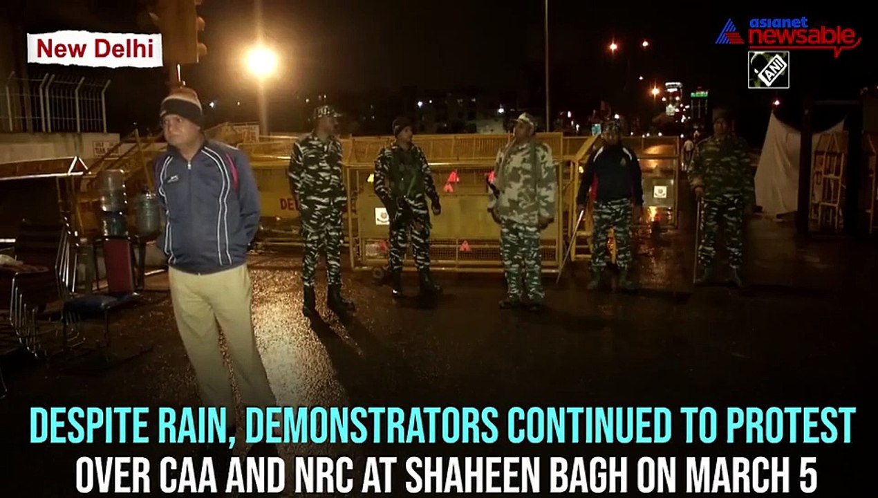 Anti-CAA protest continues at Delhi’s Shaheen Bagh