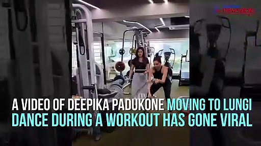 Watch: Deepika Padukone does Lungi Dance during workout
