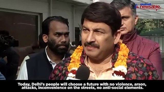 People want a future without violence, arson, anti-social elements: Manoj Tiwari on Delhi elections 2020